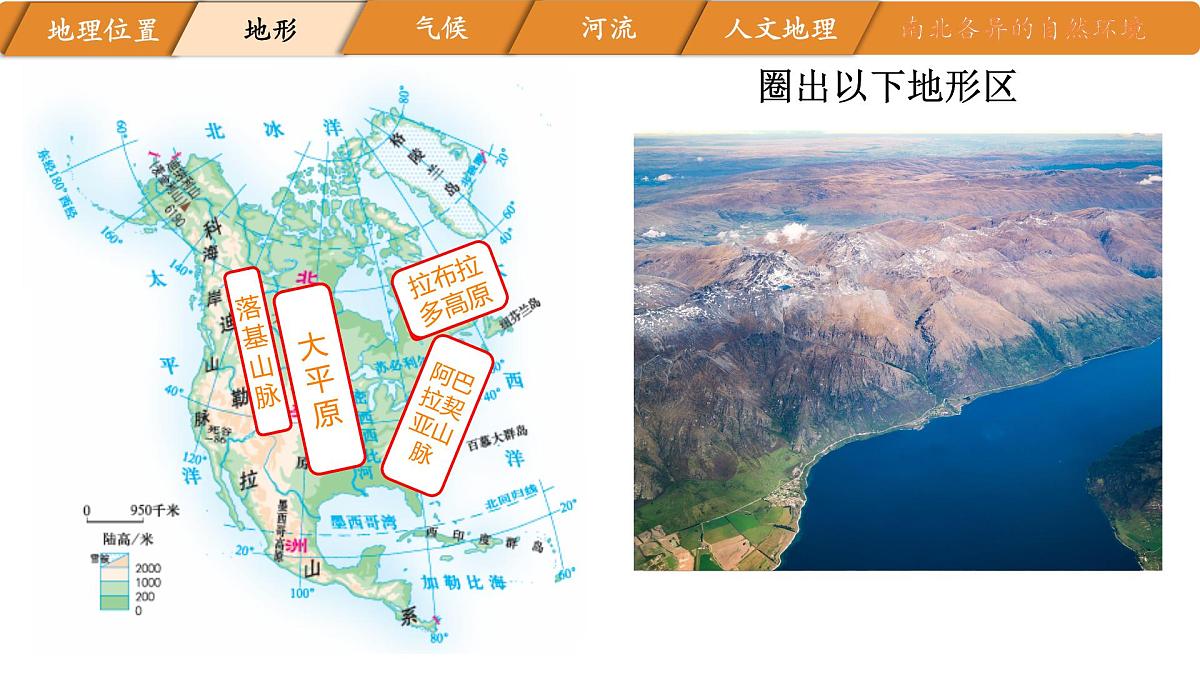 初中 地理 湘教版（2024）七年级下册7.3 美洲 课件第5页
