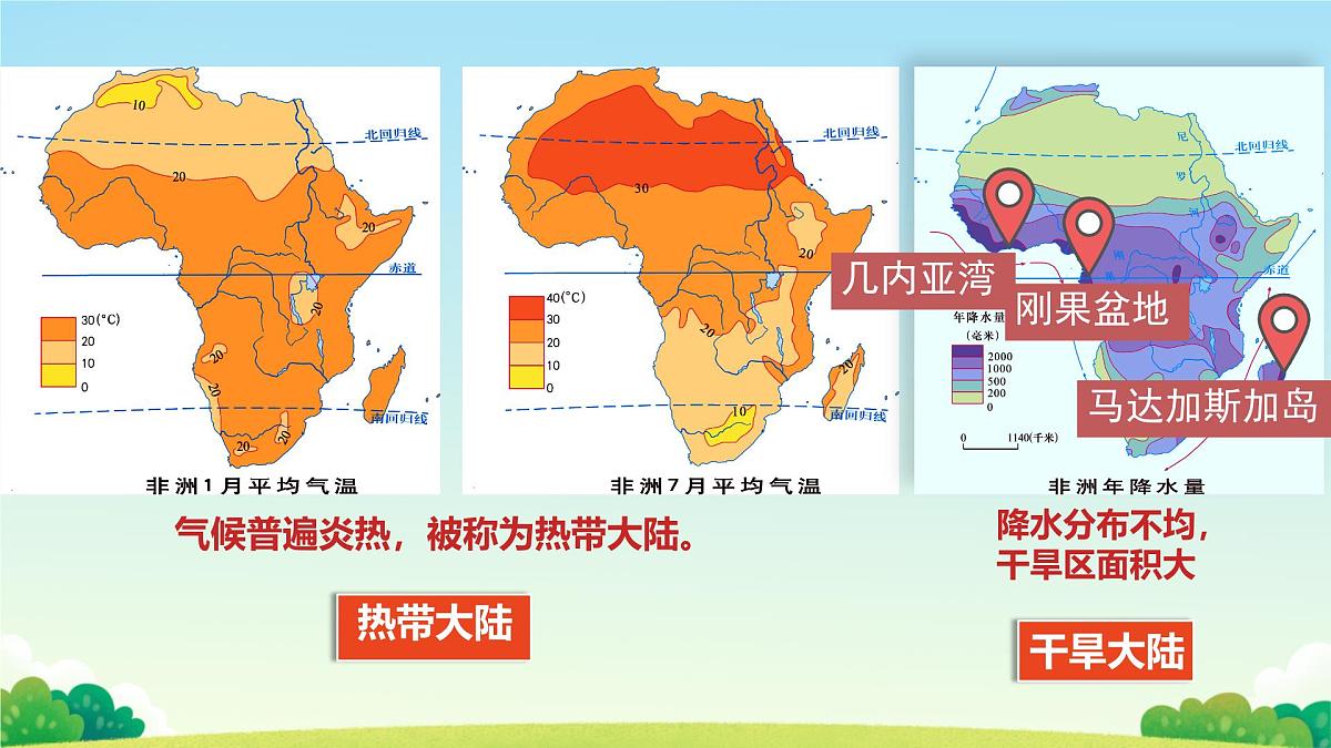 初中 地理 湘教版（2024）七年级下册7.2 非洲（第二课时） 课件第3页