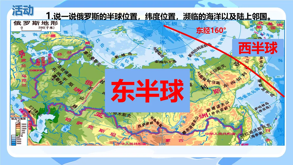 初中 地理 湘教版（2024）七年级下册9.3 俄罗斯第1课时 课件第3页