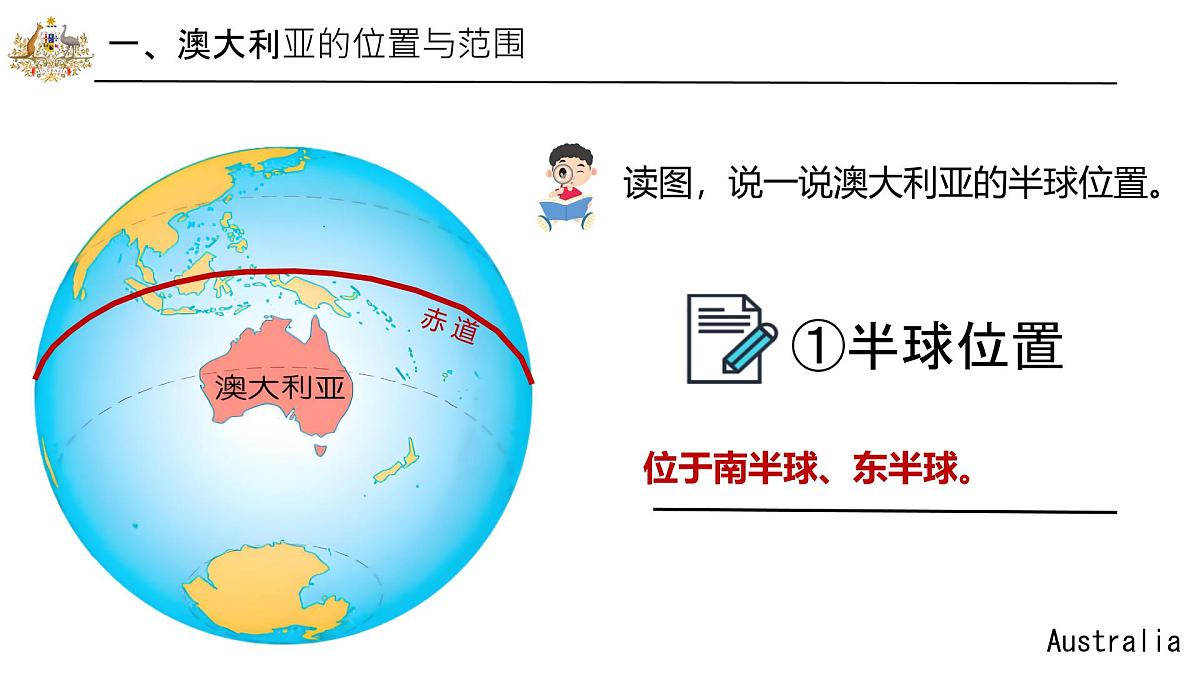 初中 地理 粤教粤人版（2024）七年级下册9.1 澳大利亚第一课时 课件第5页