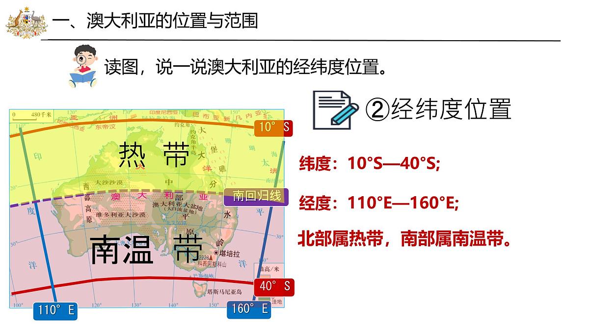 初中 地理 粤教粤人版（2024）七年级下册9.1 澳大利亚第一课时 课件第6页