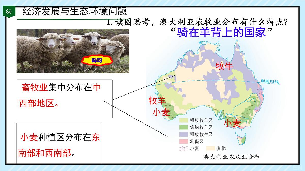 初中 地理 粤教粤人版（2024）七年级下册9.1 澳大利亚 课件第5页