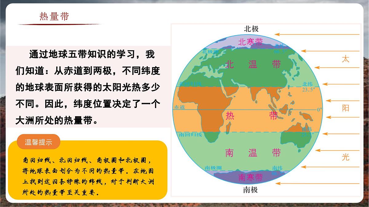 主题学习 探究大洲地理位置与自然要素的关系（教学课件）——初中地理商务星球版（2024）七年级下册第7页
