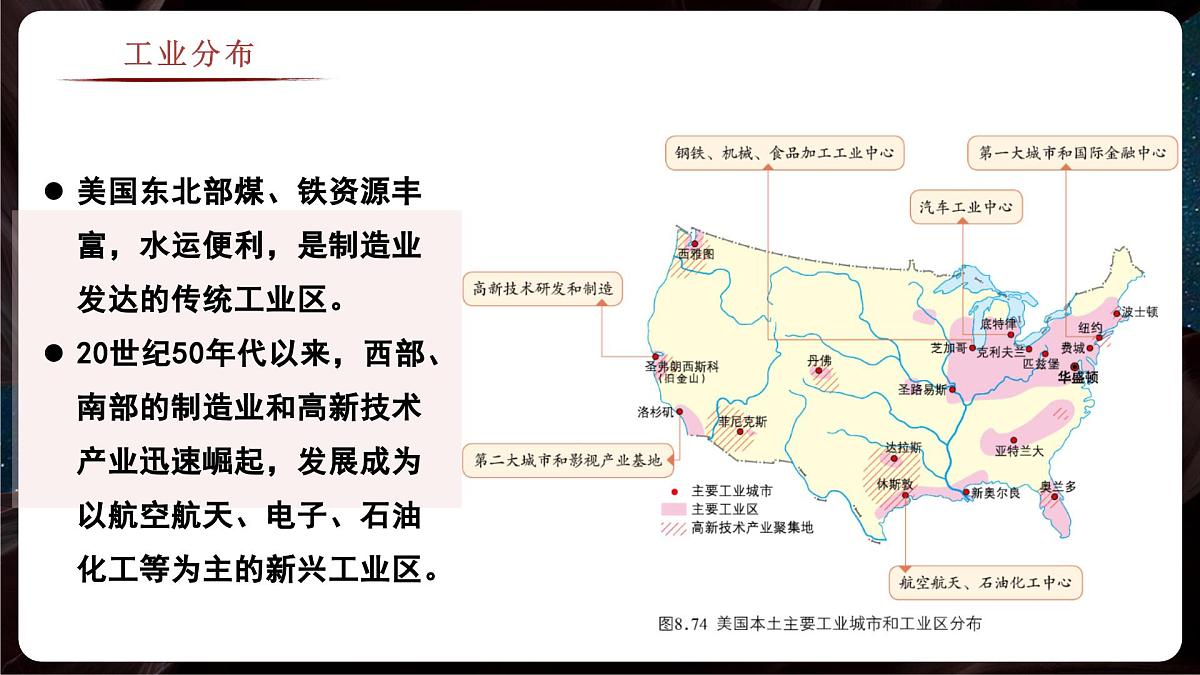 8.5.3 美国（教学课件）——初中地理商务星球版（2024）七年级下册第7页