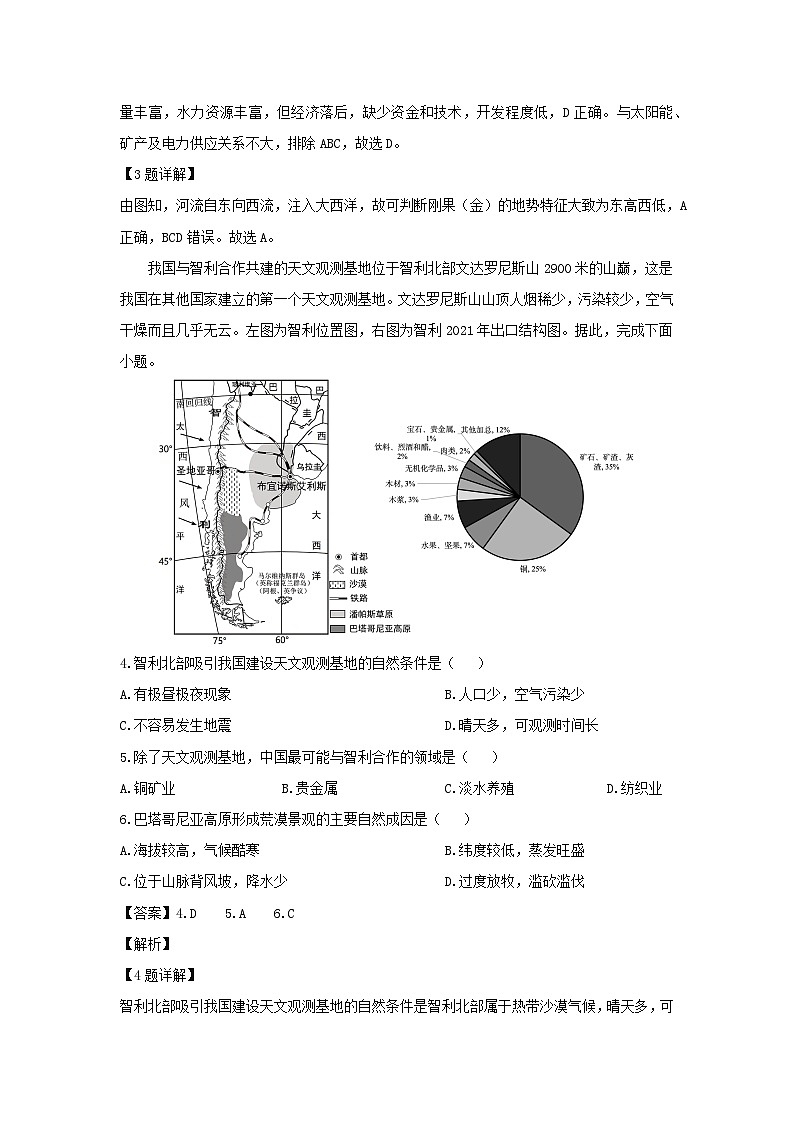 2023-2024学年山东省潍坊市五区县七年级下学期期末考试地理地理试卷（解析版）第2页