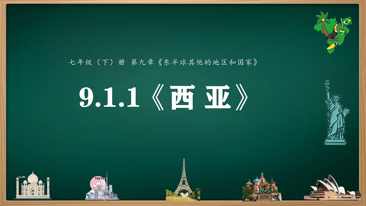 2025年春人教版地理七年级下册上课课件 9.1.1 西亚第2页