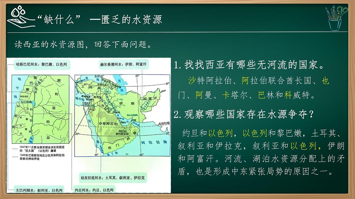 2025年春人教版地理七年级下册上课课件 9.1.2 西亚第6页