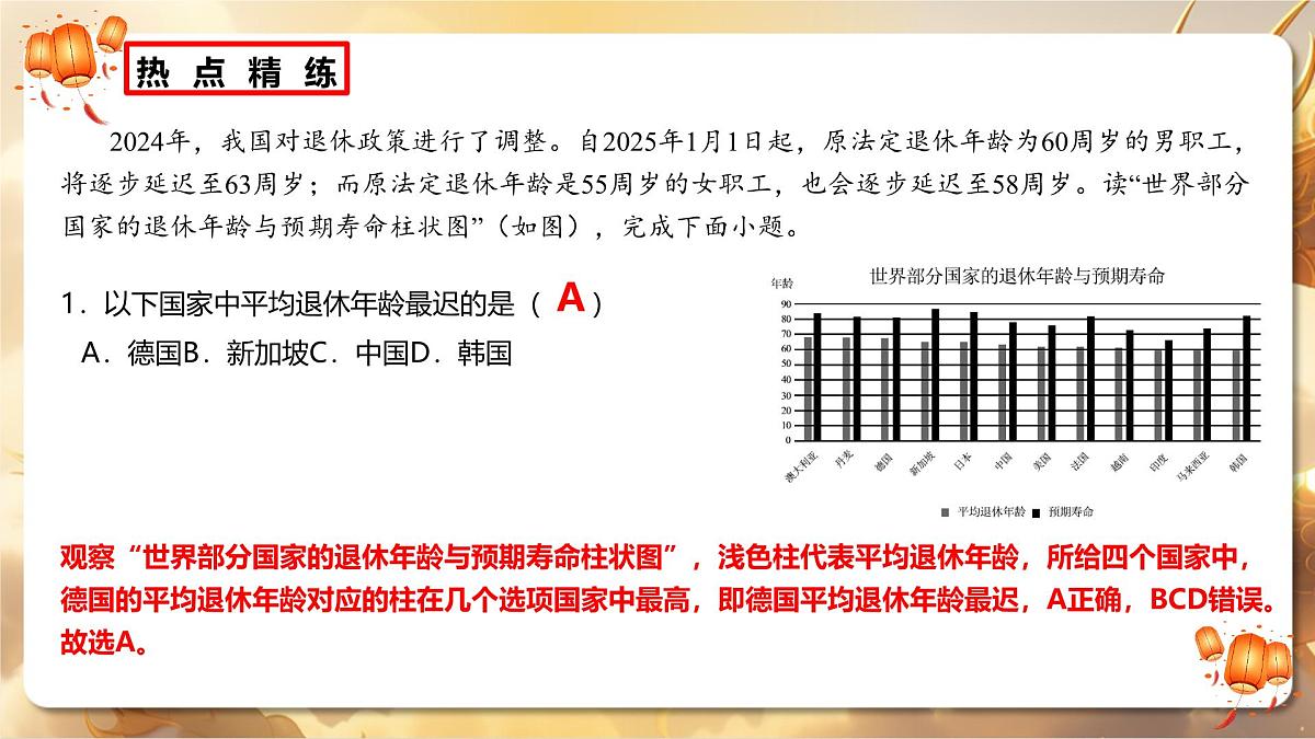 专题06+银发经济与延迟退休（人口问题）（课件）-【中考必胜】2025中考地理热点聚焦第8页