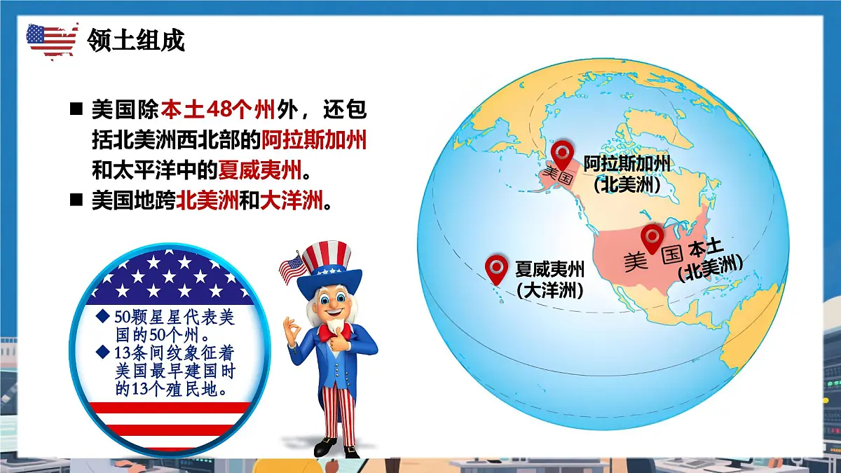 10.1美国（第一课时）课件--2025学年人教版地理七年级下册第3页