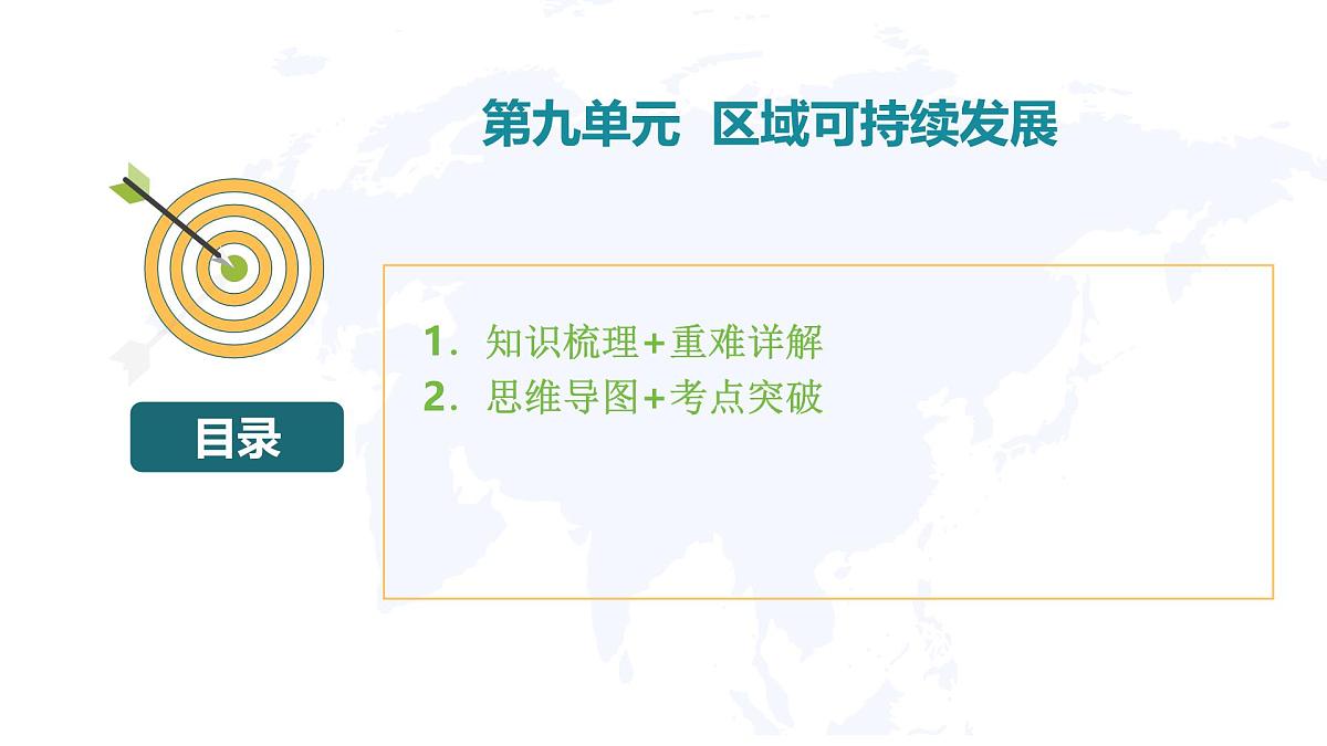 第九单元+区域可持续发展 2025学年七年级地理下学期期末考点大串讲粤人版课件第2页