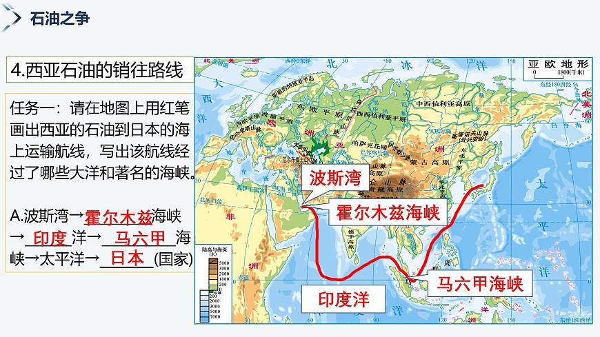 8.3西亚（第2课时）课件-2024-2025学年七年级地理下册湘教版第6页
