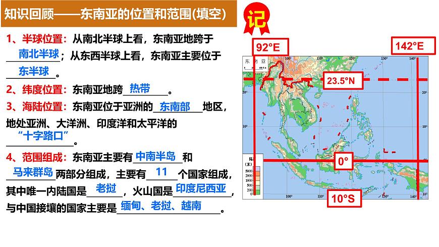 2024-2025学年七年级地理下册（商务星球版2024）7.1  东南亚 第2课时  课件第1页