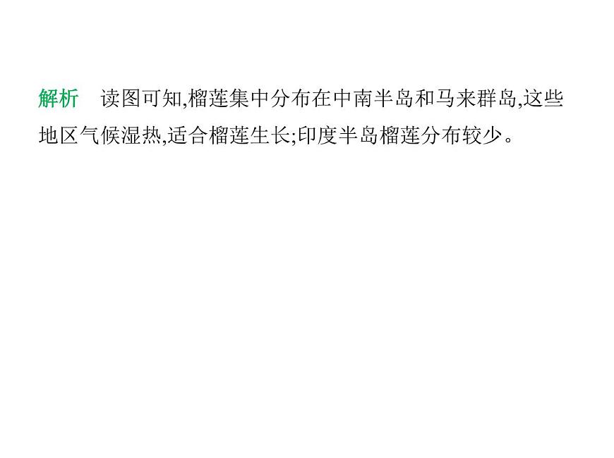 2024-2025学年七年级地理下册（商务星球版2024）7.1东南亚　热带气候与农业　独具魅力的旅游胜地习题课件第5页