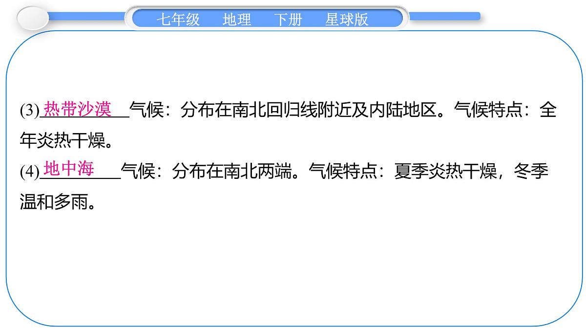 2024-2025学年七年级地理下册（商务星球版2024）7.4　撒哈拉以南非洲 第1课时　黑种人的故乡　充满生机的热带大陆 课件第6页
