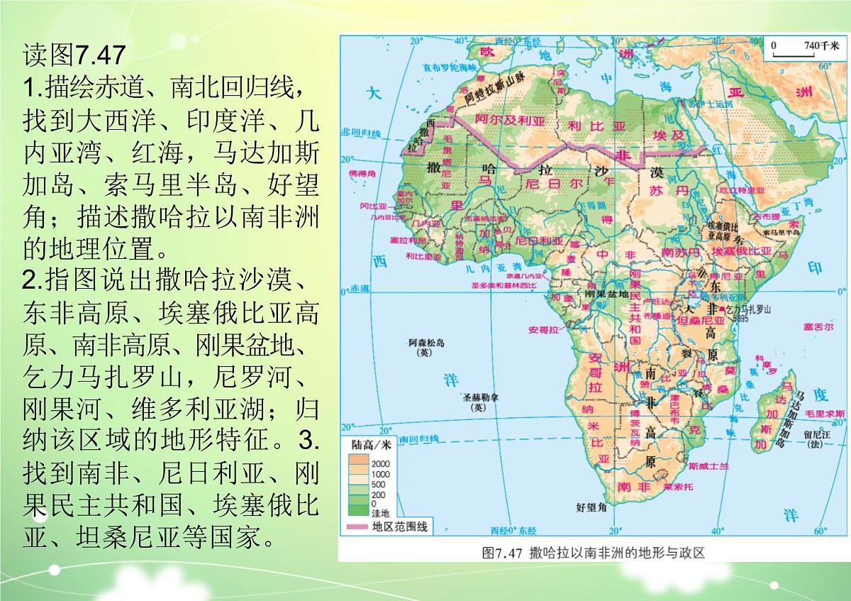 2024-2025学年七年级地理下册（商务星球版2024）7.4撒哈拉以南非洲课件第5页