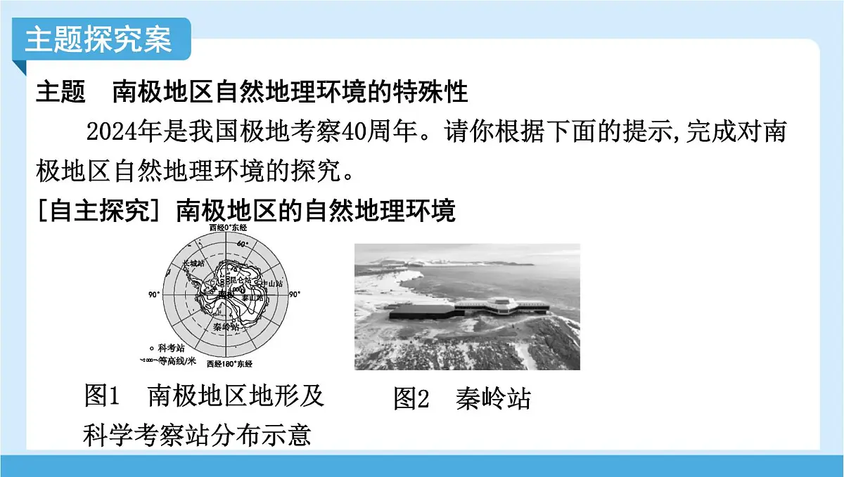2024-2025学年七年级地理下册（商务星球版2024）7.5　南极地区和北极地区 课件第8页