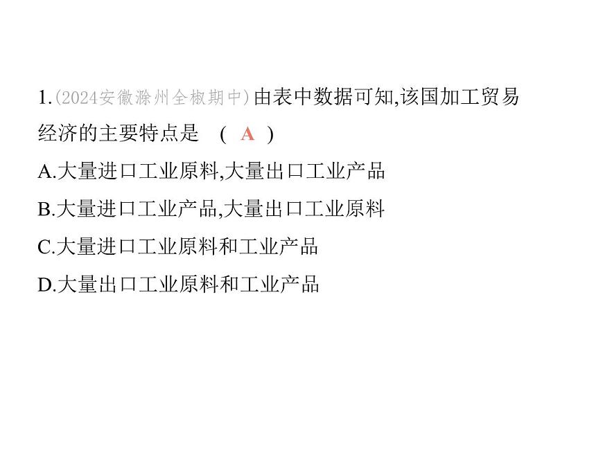 2024-2025学年七年级地理下册（商务星球版2024）8.1日本　经济贸易大国　东西方兼容的文化习题课件第3页