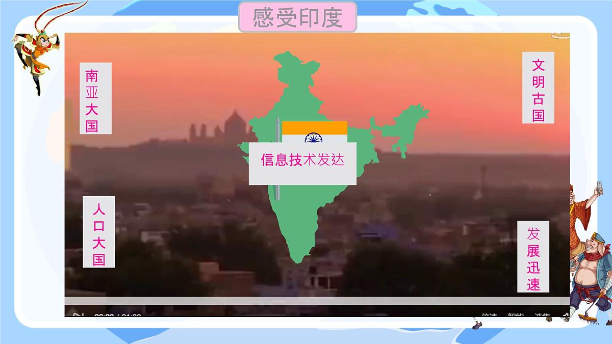 2024-2025学年七年级地理下册（商务星球版2024）8.2 印度 课件(1)第3页