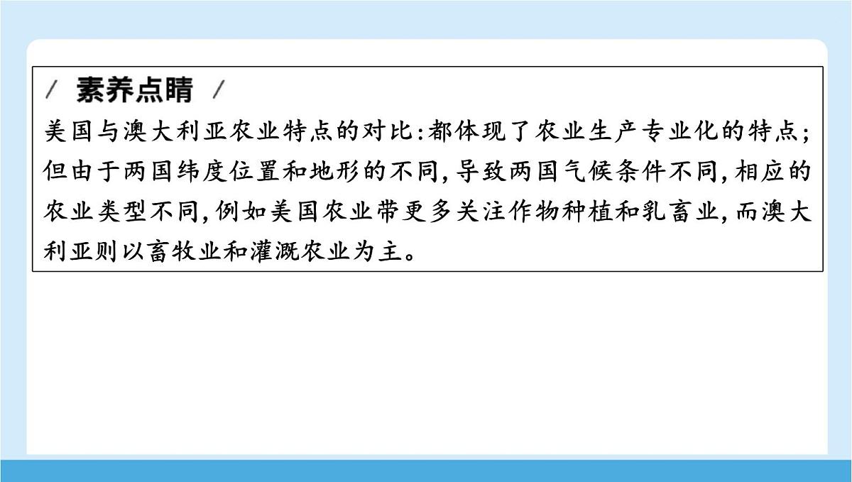 2024-2025学年七年级地理下册（商务星球版2024）8.5 美国 第一课时　优越的自然环境　现代化的农业  课件第7页