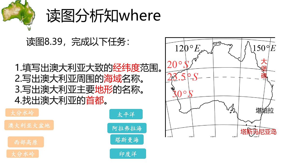 2024-2025学年七年级地理下册（商务星球版2024）第8章第4节澳大利亚课件第8页