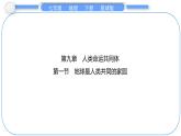 2024-2025學(xué)年七年級地理下冊（商務(wù)星球版2024）9.1　地球是人類共同的家園 課件