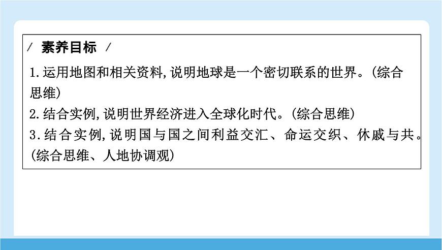2024-2025学年七年级地理下册（商务星球版2024）9.1 地球是人类共同的家园   课件第2页