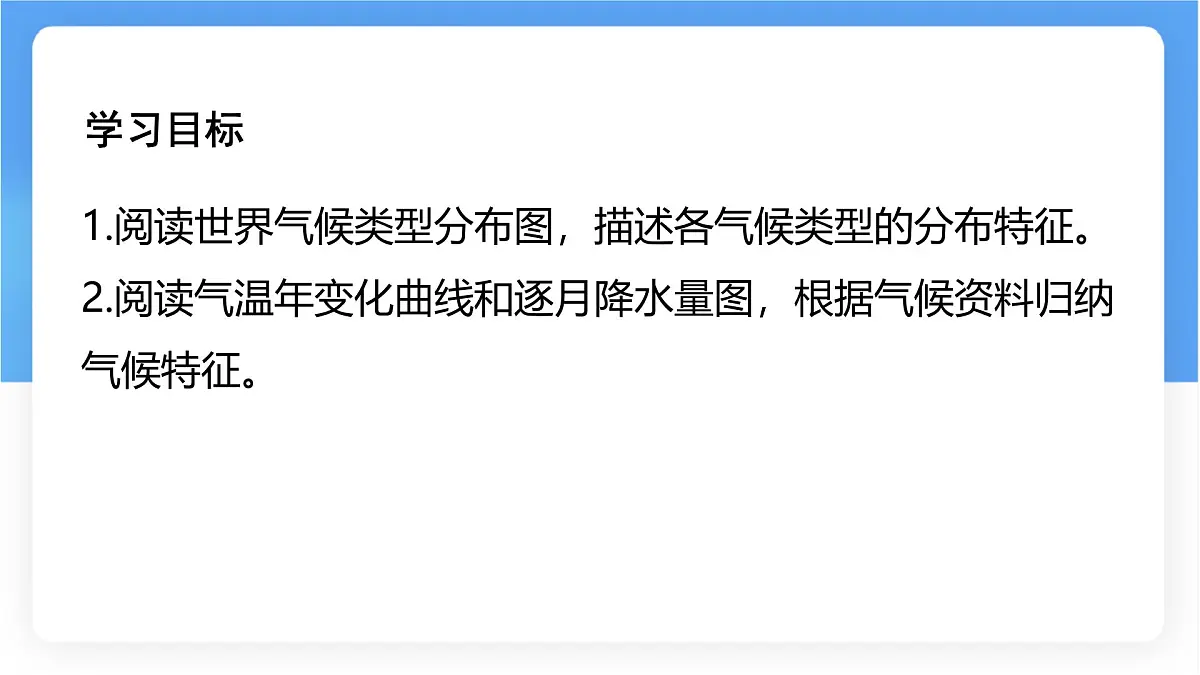 湘教版（2024年）地理七年级上册 5.4 世界主要气候类型课件第2页