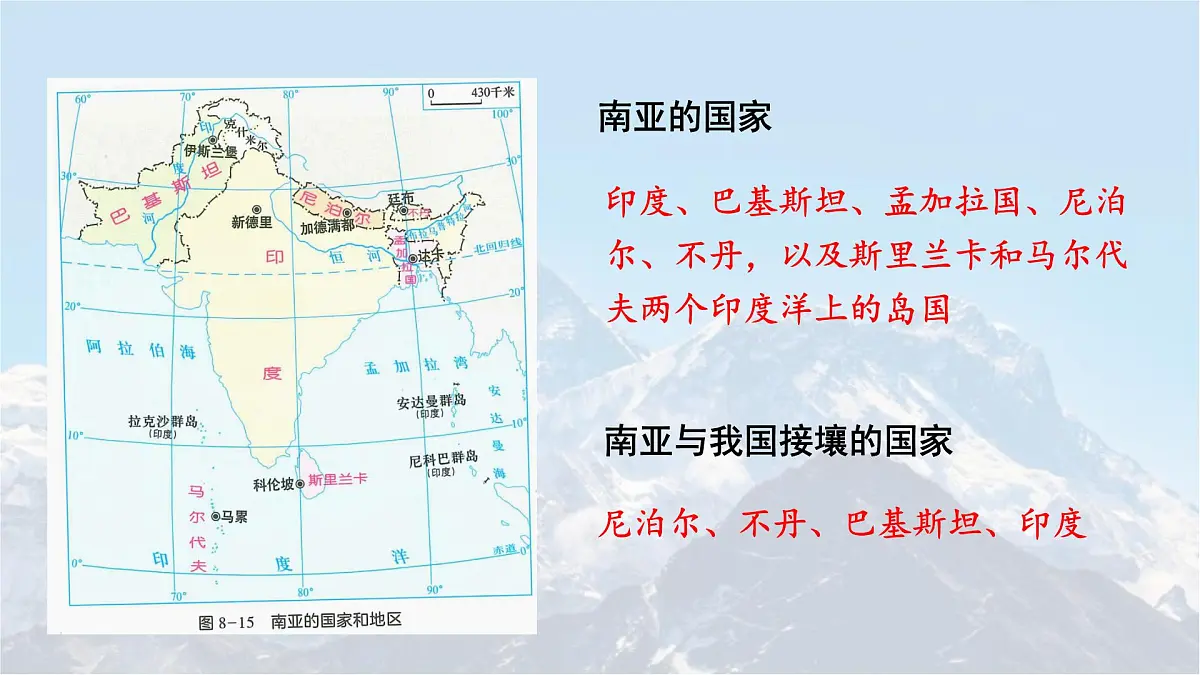 初中地理湘教版（2024）七年级下册8.2 南亚（第一课时） 课件第7页