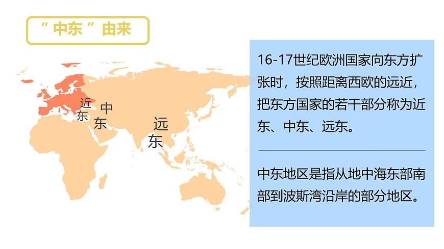 初中地理粤教粤人版（2024）七年级下册7.2 中东 课件第5页