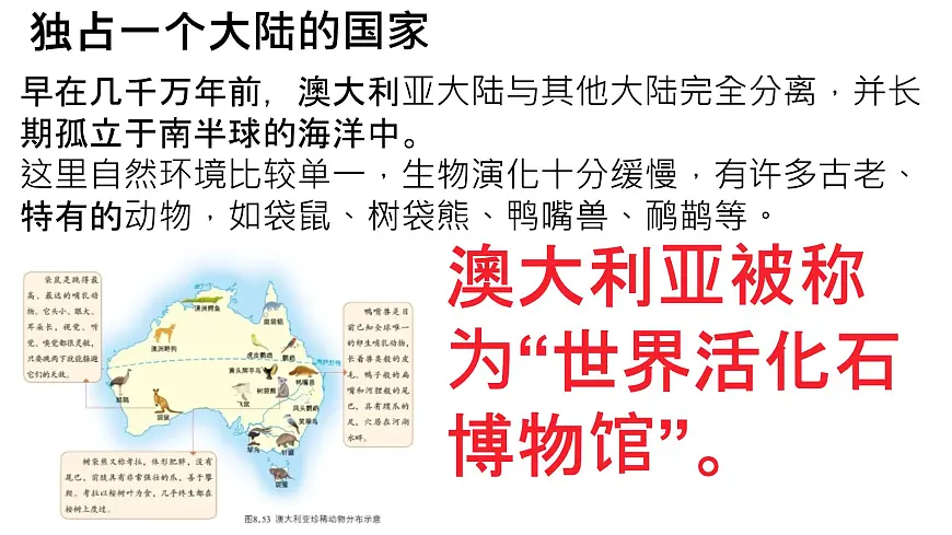 初中 地理 商务星球版（2024）七年级下册8.4 澳大利亚 课件第5页