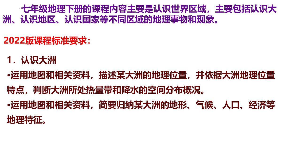 2024-2025人教版（2024）七年级地理下册期末复习课件第2页