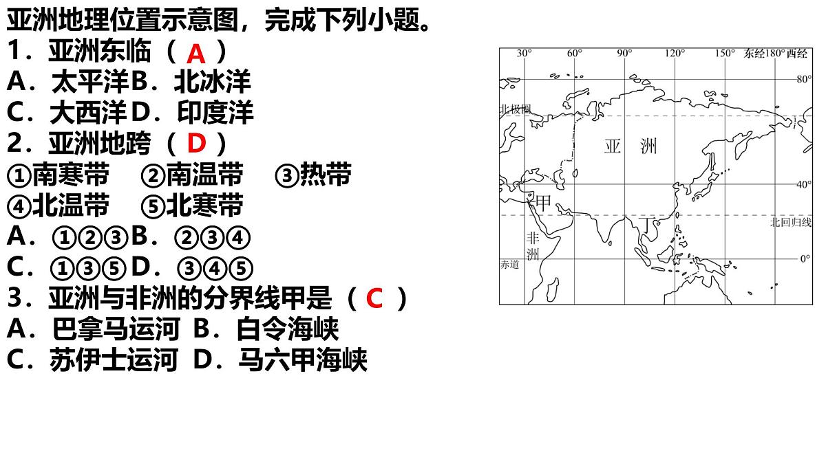 2024-2025人教版（2024）七年级地理下册期末复习课件第8页