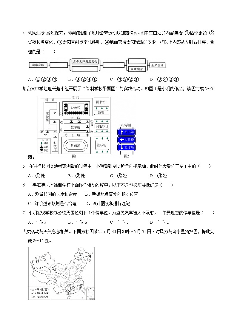 2025年山东省烟台市中考地理试卷附答案第2页