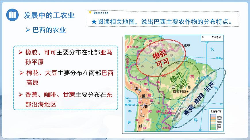 第六节 巴西（第2课时）课件 地理商务星球版（2024）七年级下册第八章第6页