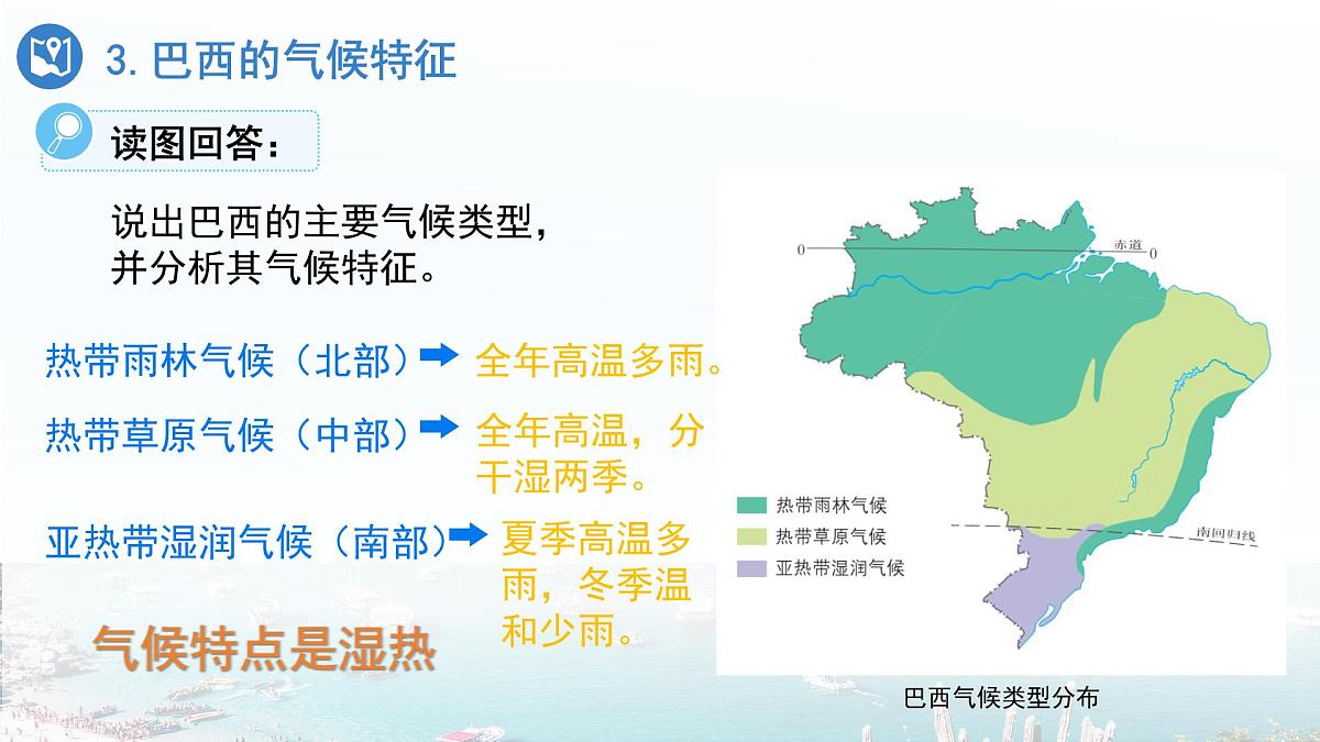第二节 巴西（第1课时）课件 地理人教版（2024）七年级下册第十章第8页