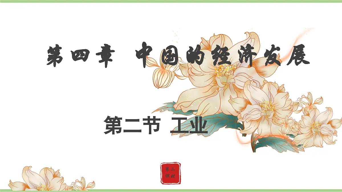 4.2.2 工业（教学课件）——初中地理人教版（2024）八年级上册第1页