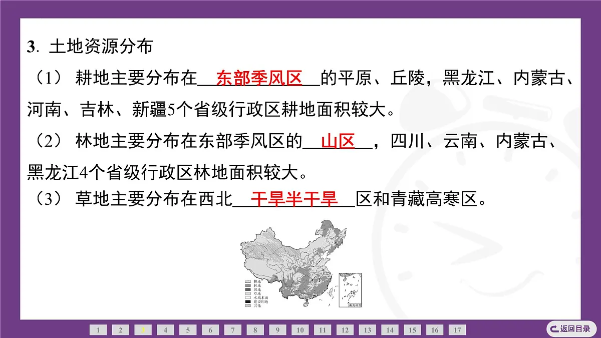 2.2 第1课时　中国自然资源概况　中国的土地资源 课件- 2025-2026学年地理晋教版八年级上册第6页