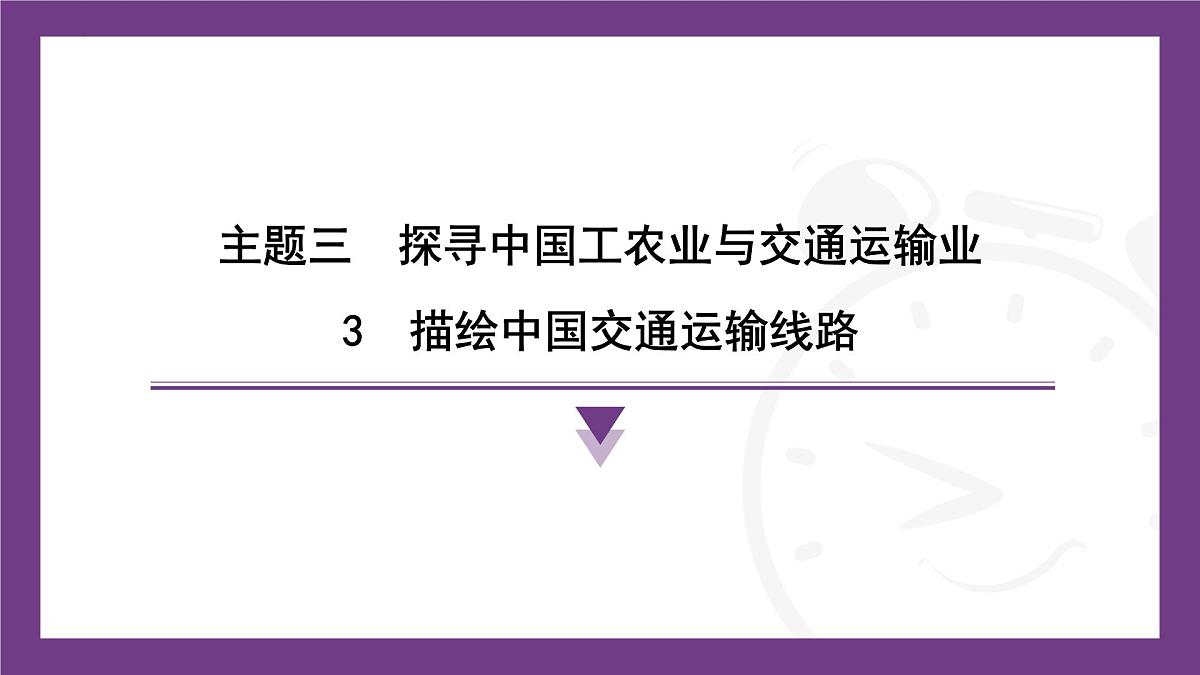 3.3 描绘中国交通运输线路 课件-2025-2026学年八年级地理上学期晋教版（2024）第1页