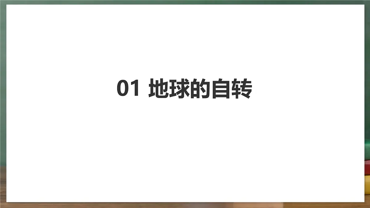 鲁教版（五四制）地理六年级上册1.3《 地球的运动》 课件第3页
