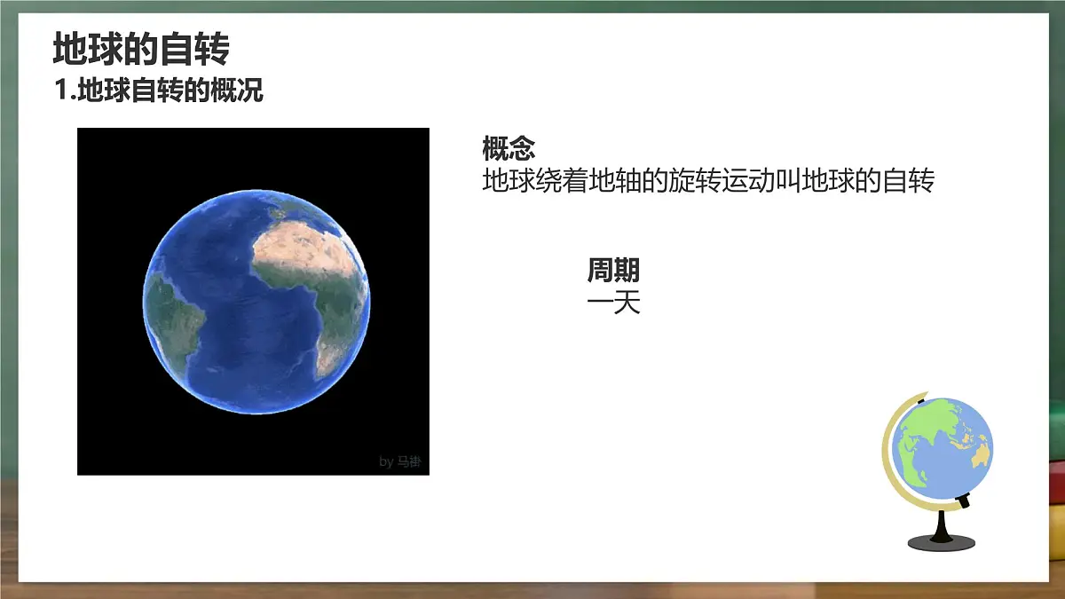 鲁教版（五四制）地理六年级上册1.3《 地球的运动》 课件第4页