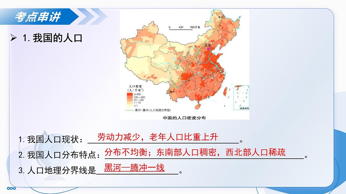 主题二  探讨中国人口与自然资源（单元复习课件）-2025-2026学年八年级地理上册（晋教版2024）第7页