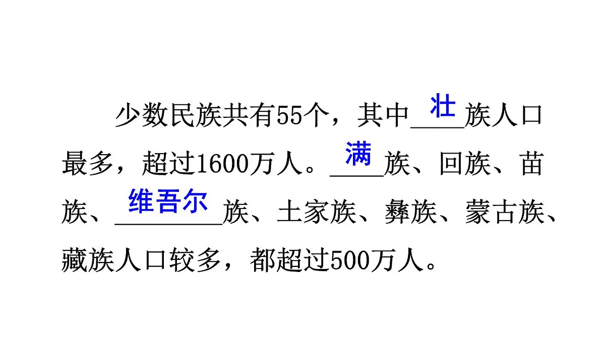 人教版地理八年级上册1.3 民族 课件第4页