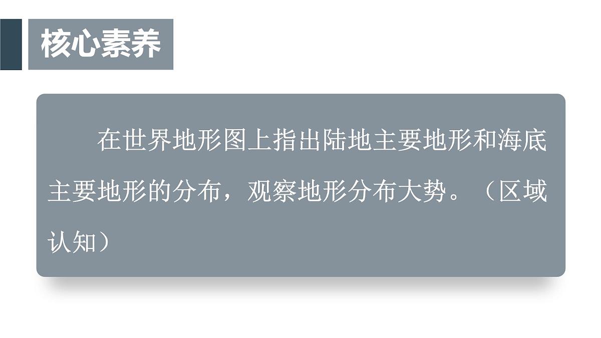 中图版（2024）地理八年级上册 2.2 世界地形分布大势（课件）第2页