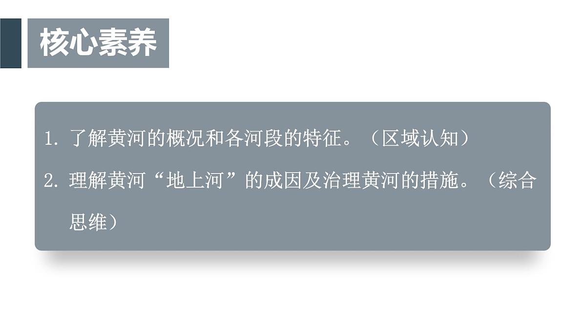 商务星球版（2024）地理八年级上册 2.3 中国的河流与湖泊 第3课时 黄河（课件）第2页