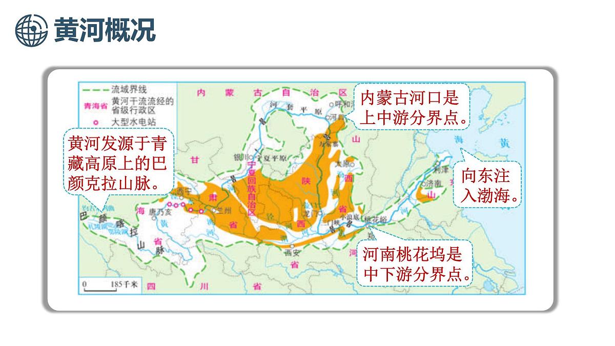 商务星球版（2024）地理八年级上册 2.3 中国的河流与湖泊 第3课时 黄河（课件）第6页