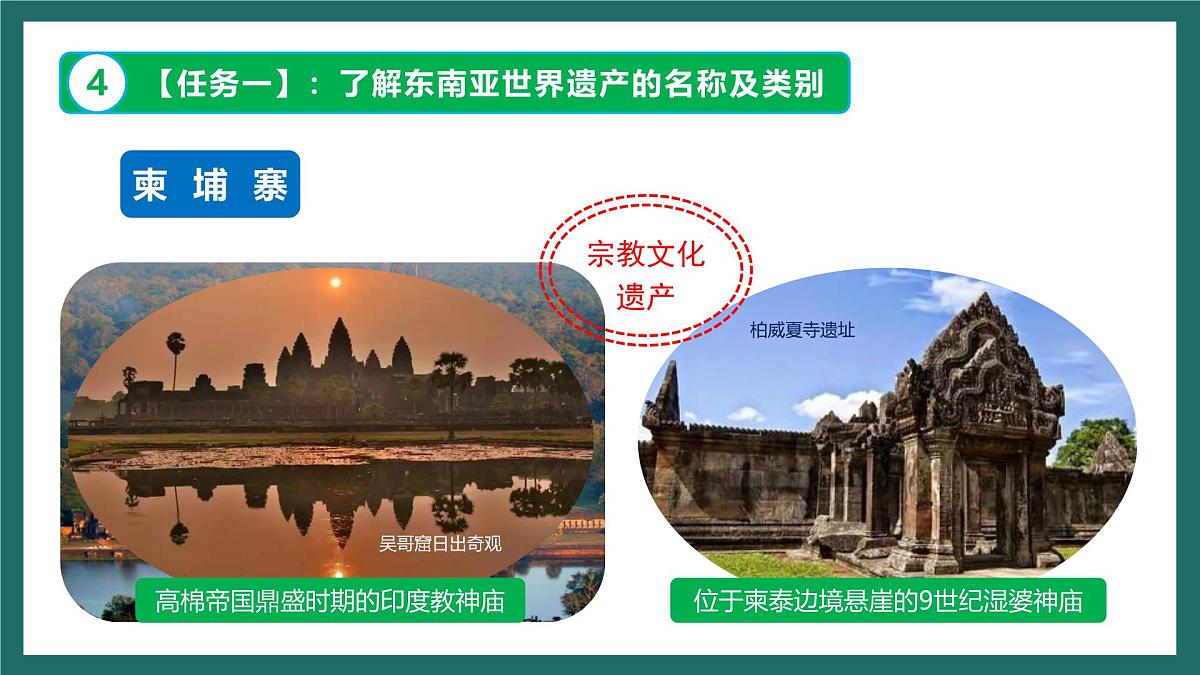 人教版（新课标）地理七下跨学科主题学习《认识东南亚的世界遗产》课件第8页