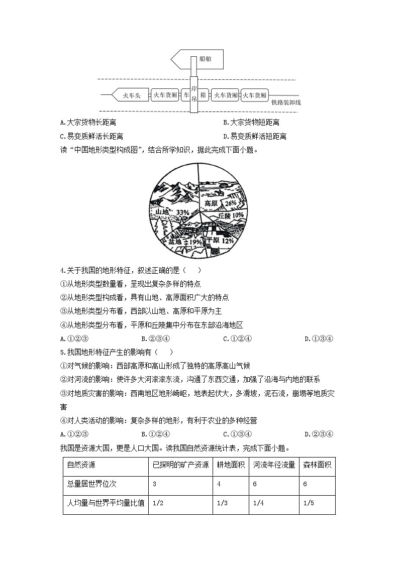 2024-2025学年河南省商丘市睢阳区八年级上学期1月期末地理试卷（学生版）第2页