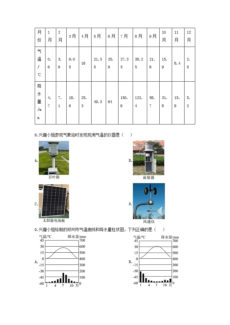 2024-2025学年河南省新乡市七年级上学期期末考试地理试卷（学生版）第3页