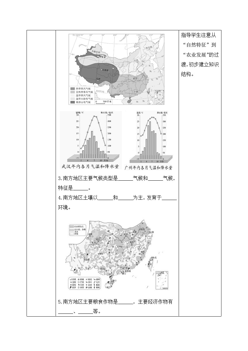8.1南方地区的自然特征与农业【导学案】学生版——2026新教材人教版初二地理下册第2页