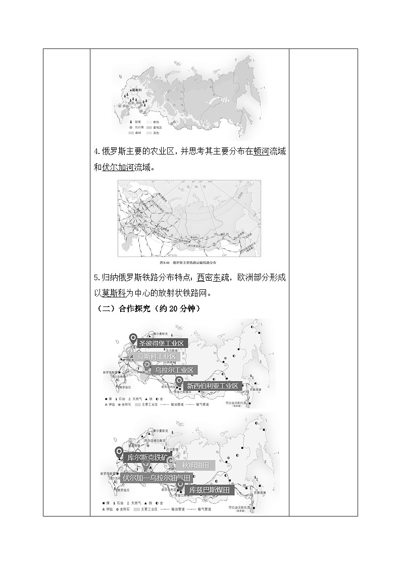 9.3.2俄罗斯【导学案】（第二课时——人文地理部分）教师版——2025新教材湘教版初一地理下册pptx第2页